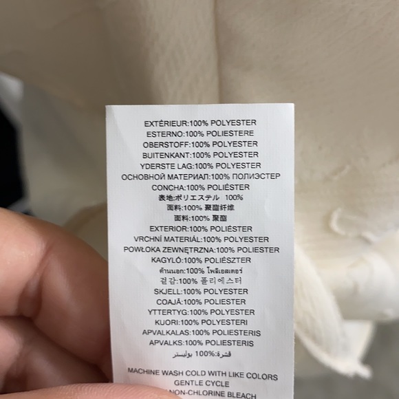 Michael Kors Textured Cream Blouse Size Small - Picture 8 of 8